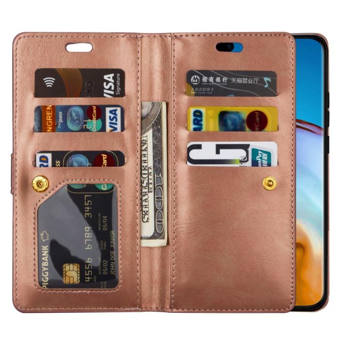 Bild 4,  Samsung Galaxy S22 Plus Fodral Multifunktionell Läder Roséguld - Teknikhallen.se