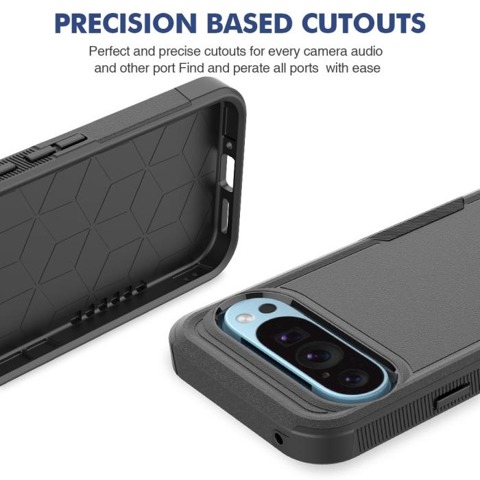 Bild 4,  Google Pixel 9/9 Pro Skal Xtreme Shockproof Hybrid Svart - Teknikhallen.se