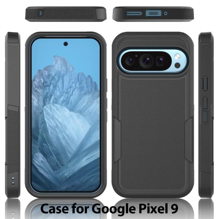 Bild 6,  Google Pixel 9/9 Pro Skal Xtreme Shockproof Hybrid Svart - Teknikhallen.se