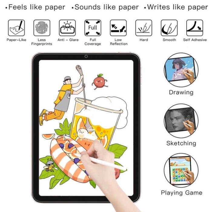 Bild 4,  Samsung Galaxy Tab S8 Ultra Skärmskydd Matt PAPER LIKE - Teknikhallen.se