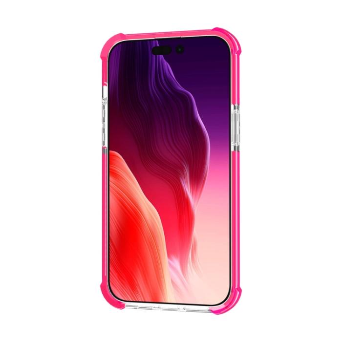Bild 3,  iPhone 15 Pro Skal Shockproof Akryl/TPU Rosa - Teknikhallen.se