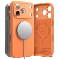 Ringke Ringke iPhone 17 Pro Skal MagSafe Silikon Tangerine - Teknikhallen.se