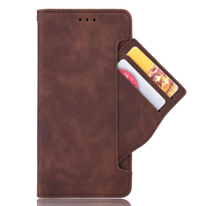 Bild 2,  Samsung Galaxy A03 Fodral Avtagbart Kortfodral Brun - Teknikhallen.se