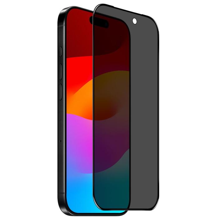 Bild 2, NORTHJO NORTHJO iPhone 18 Pro Max Skärmskydd Privacy Härdat Glas - Teknikhallen.se
