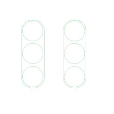  Samsung Galaxy A54 5G 2-PACK Linsskydd H&auml;rdat Glas - Teknikhallen.se