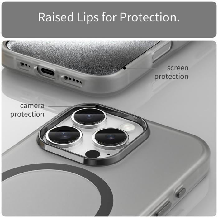 Bild 6,  iPhone 16 Pro Skal MagSafe Slim Matt Svart - Teknikhallen.se