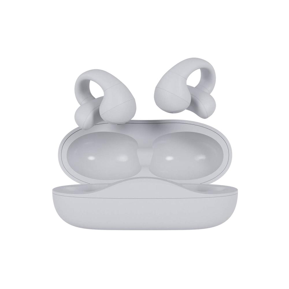 Happy Plugs Happy Plugs In-Ear Hörlurar Clip OWS True-Wireless Vit - Teknikhallen.se