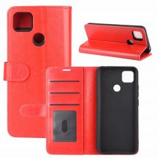 Xiaomi Redmi 9C Fodral Crazy Horse R&ouml;d - Teknikhallen.se