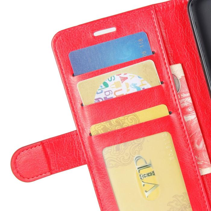 Bild 4,  Xiaomi Redmi 9C Fodral Crazy Horse Röd - Teknikhallen.se