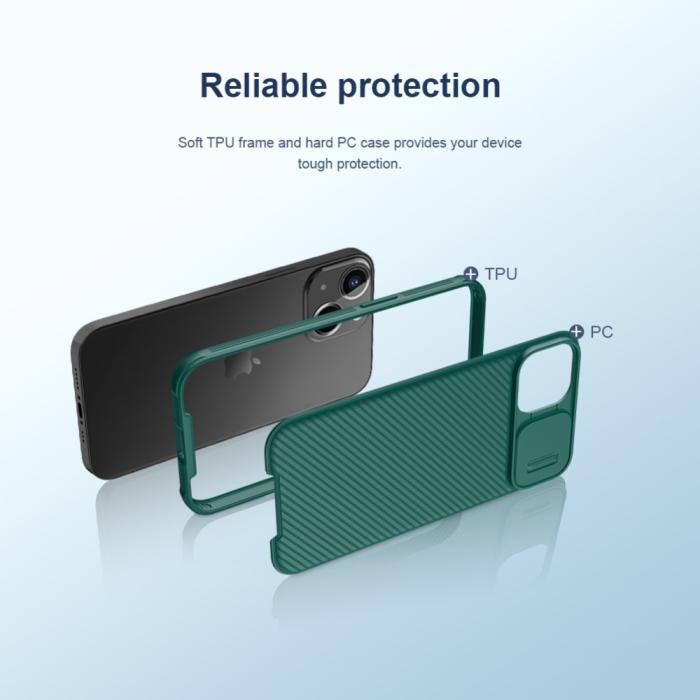 Bild 3, NILLKIN NILLKIN iPhone 13 Mini Skal MagSafe CamShield Pro Svart - Teknikhallen.se