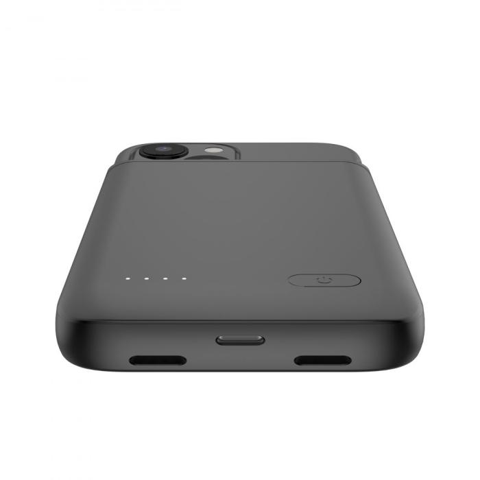 Bild 4, Tech-Protect Tech-Protect 4700 mAh Powercase iPhone 13 Mini / 12 Mini Svart - Teknikhallen.se
