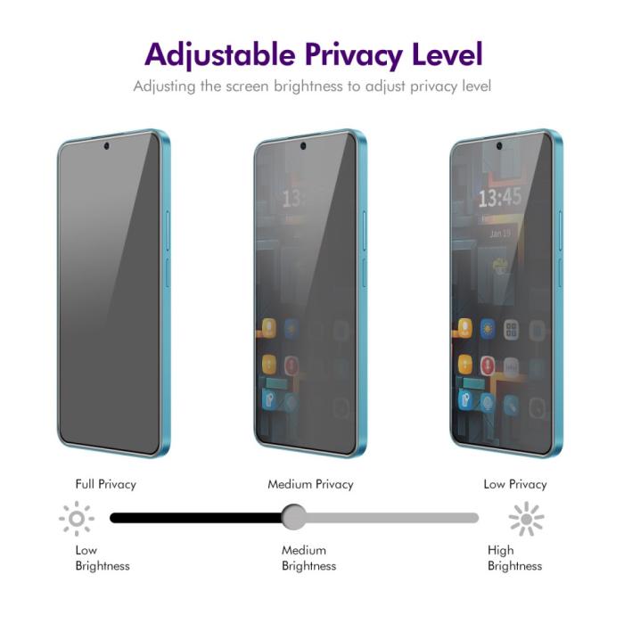 Bild 4, ENKAY ENKAY Xiaomi 14T Pro/14T Skärmskydd Heltäckande Privacy - Teknikhallen.se
