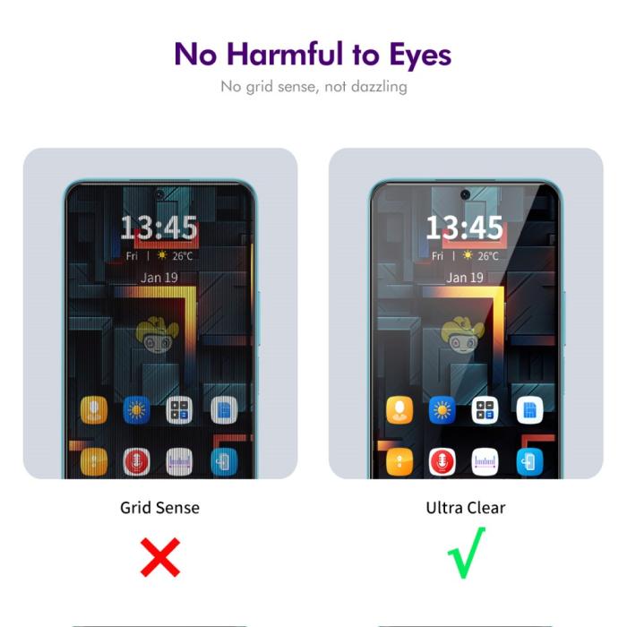 Bild 5, ENKAY ENKAY Xiaomi 14T Pro/14T Skärmskydd Heltäckande Privacy - Teknikhallen.se
