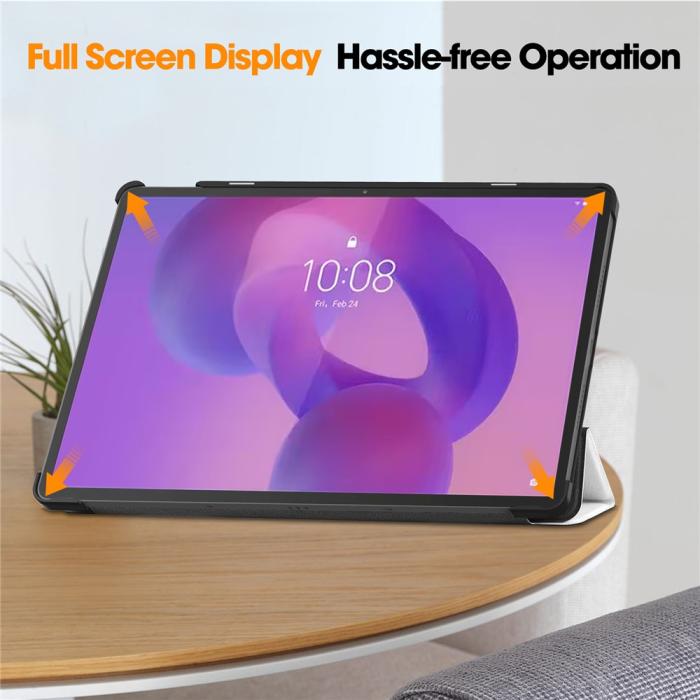 Bild 6,  Lenovo Idea Tab Pro Fodral Tri-Fold Katt - Teknikhallen.se