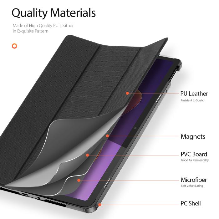 Bild 5, DUX DUCIS DUX DUCIS Xiaomi Redmi Pad 2 Fodral Tri-Fold DOMO Series - Teknikhallen.se
