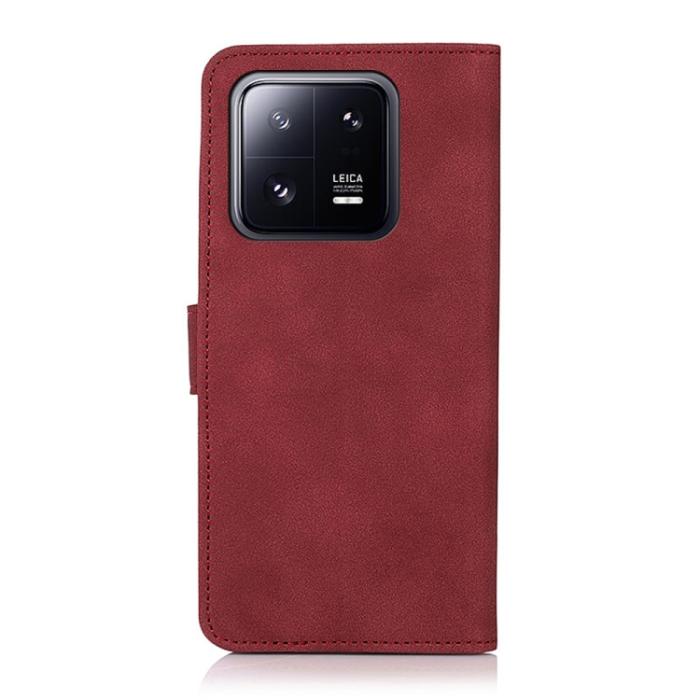 Bild 3, KHAZNEH KHAZNEH Xiaomi 13 Pro 5G Fodral Retro Läder Röd - Teknikhallen.se