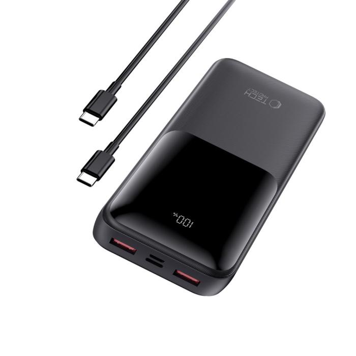 Bild 4, Tech-Protect Tech-Protect 20000 mAh 22.5W Powerbank Svart - Teknikhallen.se
