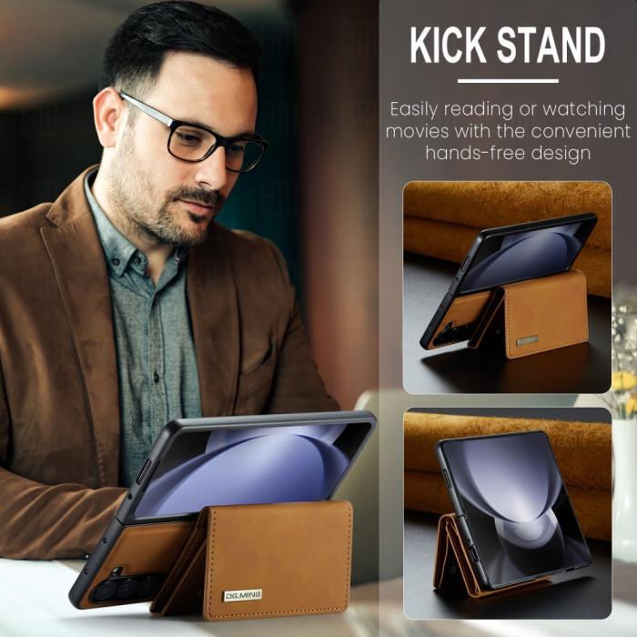 Bild 4, DG.MING DG.MING Galaxy Z Fold 5 Skal 2in1 Magnetisk Avtagbart Kortfack - Teknikhallen.se