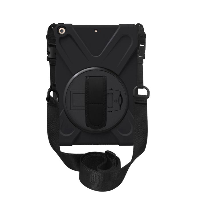 Bild 3,  iPad 9.7 2017/2018 Skal 360 X-Shape Shockproof Hybrid Svart - Teknikhallen.se