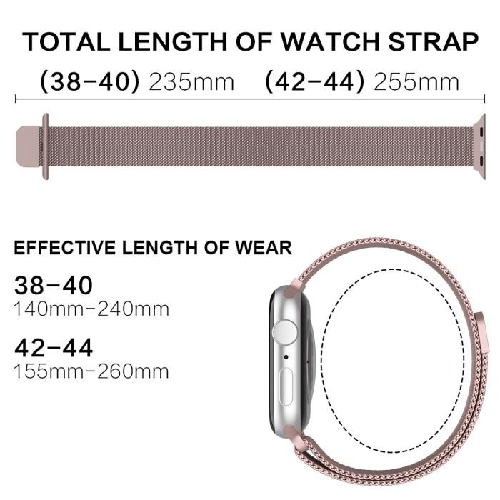Bild 4, ColorPop ColorPop Milanese Loop Metall Armband Apple Watch 38/40/41/42 mm - Teknikhallen.se