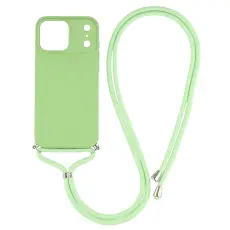  iPhone 17 Pro Skal Med Mobilsn&ouml;re TPU Gr&ouml;n - Teknikhallen.se