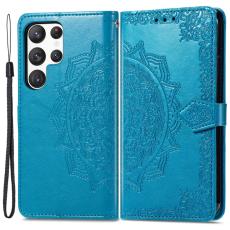  Samsung Galaxy S23 Ultra Fodral Mandala L&auml;der Bl&aring; - Teknikhallen.se