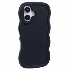  iPhone 17 Mobilskal Wavy Svart - Teknikhallen.se