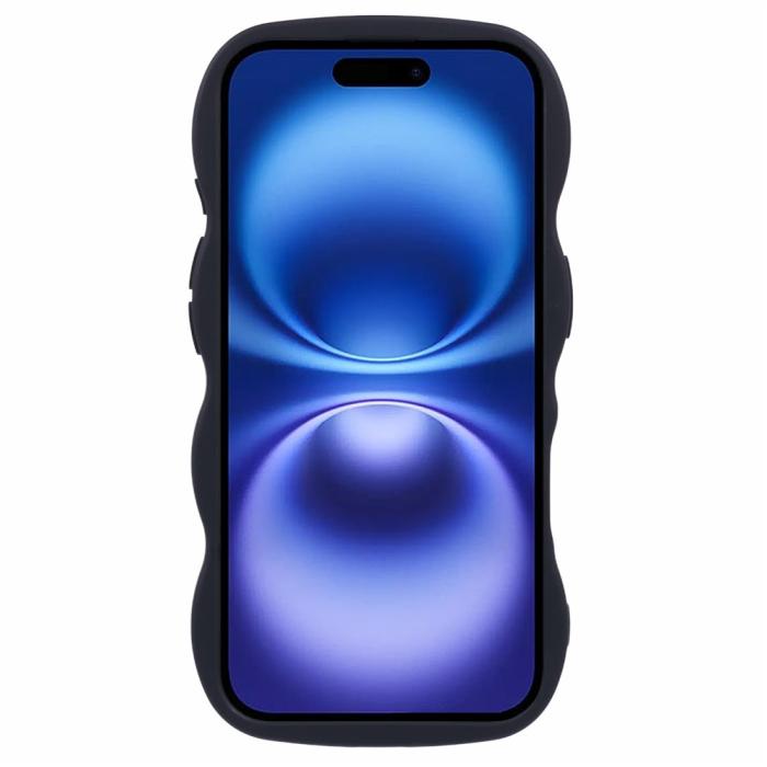 Bild 2,  iPhone 17 Mobilskal Wavy Svart - Teknikhallen.se