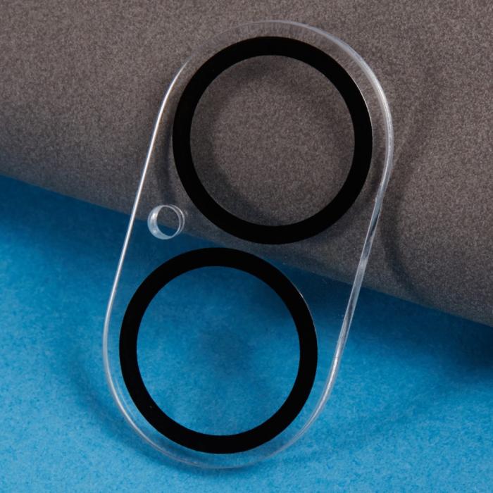 Bild 3,  iPhone 16 Plus/16 Linsskydd Härdat Glas Black Rings - Teknikhallen.se