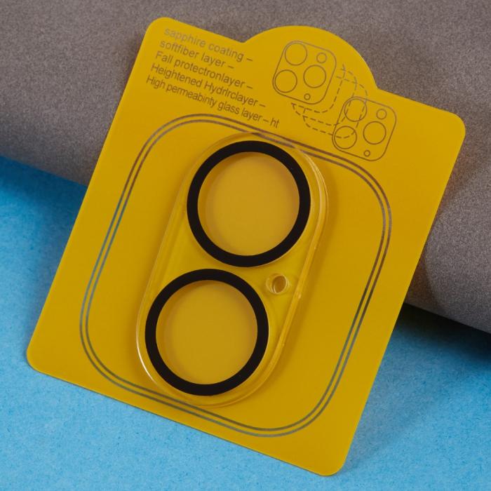 Bild 5,  iPhone 16 Plus/16 Linsskydd Härdat Glas Black Rings - Teknikhallen.se