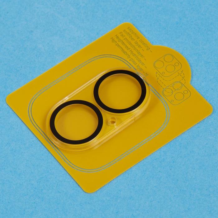 Bild 6,  iPhone 16 Plus/16 Linsskydd Härdat Glas Black Rings - Teknikhallen.se