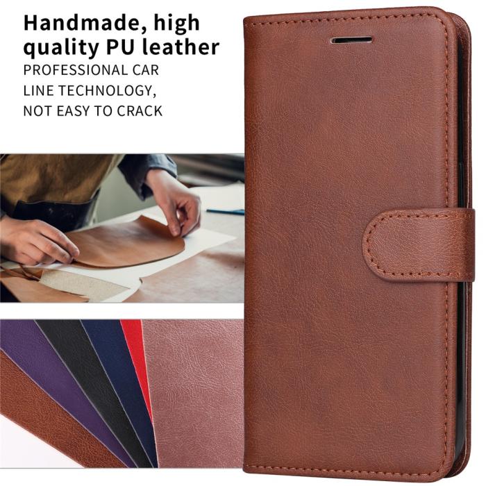 Bild 4,  Motorola Edge 60 / 60 Pro / 60 Fusion Fodral Läder Brun - Teknikhallen.se