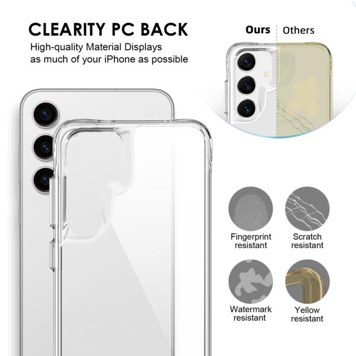 Bild 6,  Samsung Galaxy S25 Skal Transparent - Teknikhallen.se