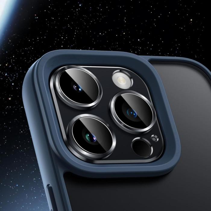 Bild 2, HOFI HOFI iPhone 16 Pro / 16 Pro Max Linsskydd AluCam Pro+ Svart - Teknikhallen.se