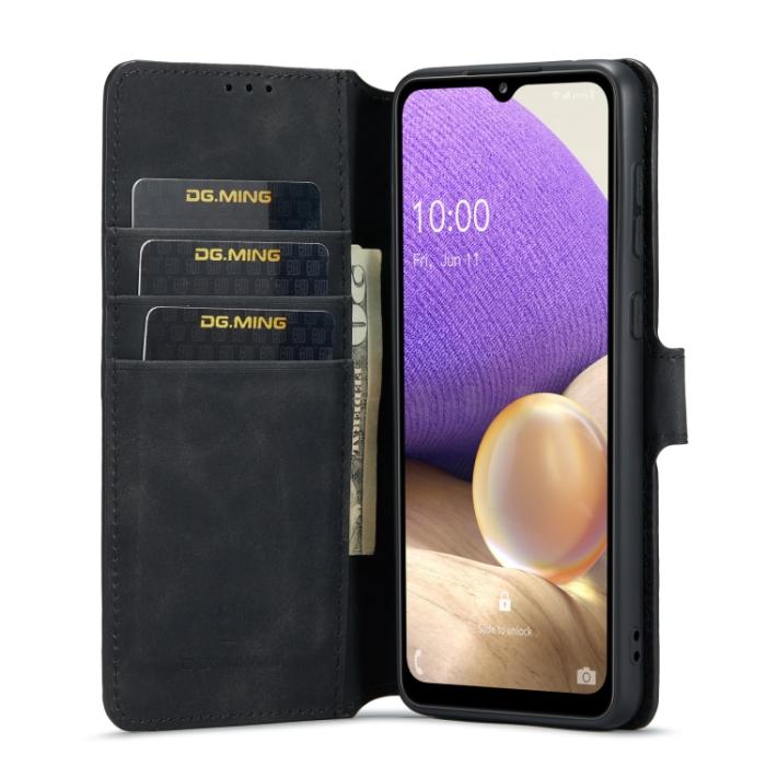 Bild 4, DG.MING DG.MING Samsung Galaxy A33 5G Fodral Retro Svart - Teknikhallen.se