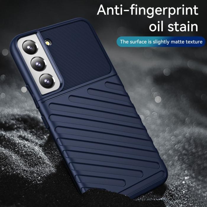Bild 5,  Samsung Galaxy S23 Plus Skal Twill Textur Blå - Teknikhallen.se