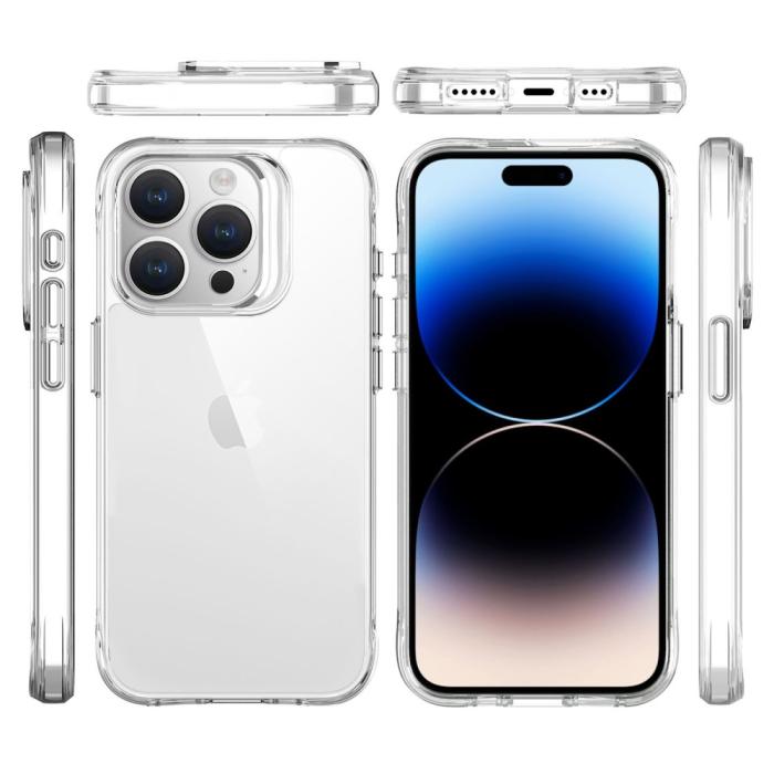 Bild 2,  iPhone 16 Pro Skal TPU Transparent - Teknikhallen.se