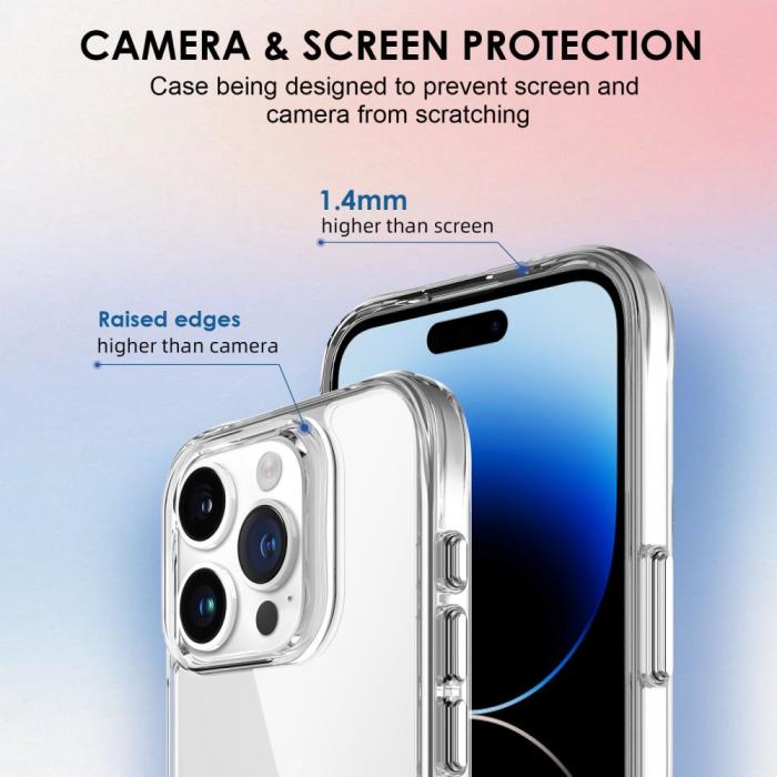 Bild 5,  iPhone 16 Pro Skal TPU Transparent - Teknikhallen.se