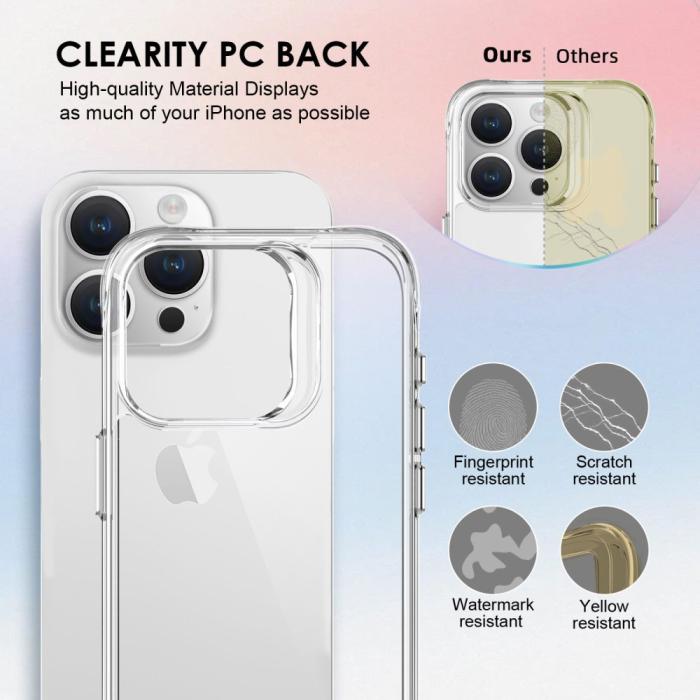 Bild 6,  iPhone 16 Pro Skal TPU Transparent - Teknikhallen.se