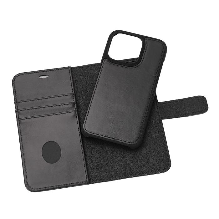 Bild 6, Radicover Radicover iPhone 14 Pro Mobilfodral 2in1 Äkta Läder Svart - Teknikhallen.se