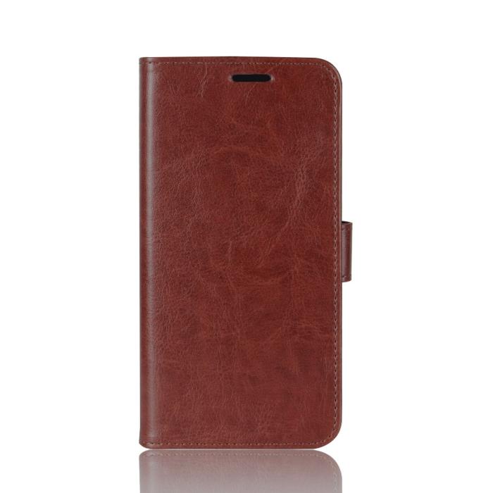 Bild 3,  Xiaomi Redmi 9C Fodral Crazy Horse Brun - Teknikhallen.se