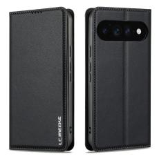 LC.IMEEKE LC.IMEEKE Google Pixel 11/11 Pro Fodral Flip L&auml;der Svart - Teknikhallen.se