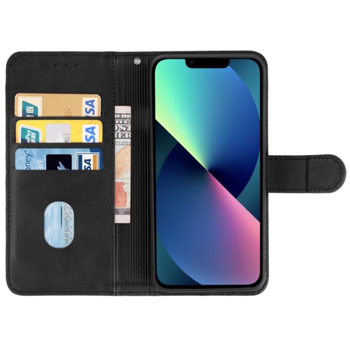 Bild 3,  iPhone 14 Fodral Läder Svart - Teknikhallen.se