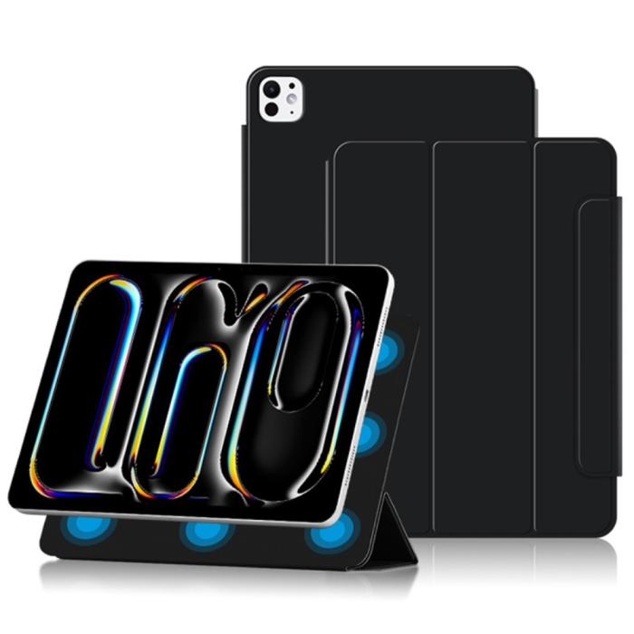Bild 2,  iPad Pro 11 2025/2024 2in1 Magnetiskt Fodral Svart - Teknikhallen.se