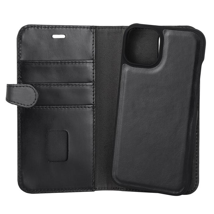Bild 4, Buffalo Buffalo iPhone 14 Fodral 2in1 Magnet / Skal Svart - Teknikhallen.se