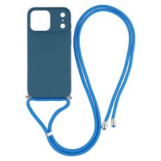  iPhone 17 Pro Skal Med Mobilsn&ouml;re TPU Bl&aring; - Teknikhallen.se