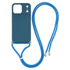  iPhone 17 Pro Skal Med Mobilsn&ouml;re TPU Bl&aring; - Teknikhallen.se