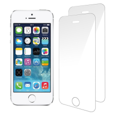  2-Pack h&auml;rdat glas f&ouml;r iPhone 5/5S & SE 2016 - Teknikhallen.se