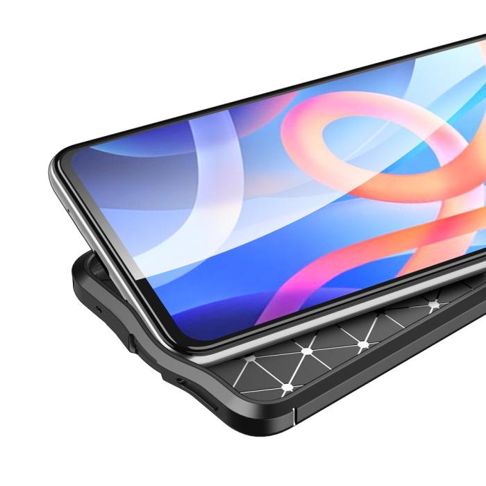 Bild 5,  Xiaomi Redmi Note 11 4G Skal Litchi Textur Svart - Teknikhallen.se