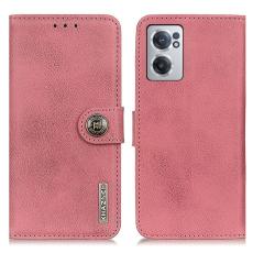 KHAZNEH KHAZNEH OnePlus Nord CE 2 5G Fodral L&auml;der Rosa - Teknikhallen.se